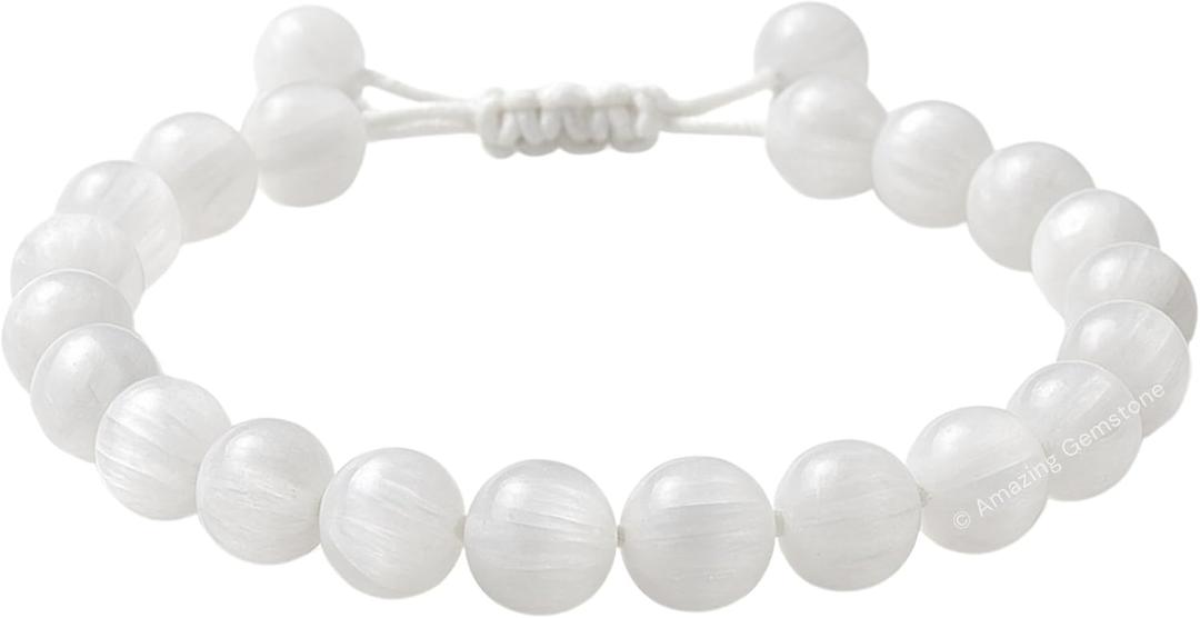 Amazing Gemstone Crystal Bracelet for Women Men's Gifts - Protection Healing Crystal Bracelet - 8mm Gemstone Beaded Adjustable Bracelet Pulseras Para Hombres Mujer Stocking Stuffers