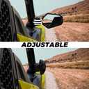 Side Mirrors for Can Am Maverick Trail Sport Commander 2018-2025 Accessories, Premium Adjustable Folding Side Rear View Mirrors Replace#715003639