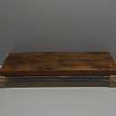 Forbena Rustic Wood Floating Shelves for Wall Set of 3, 24 Inches Long Wooden Hanging Shelves for Bedroom Storage, Large Wall Mounted Shelves for Living Room Books, Closet (Dark Brown)