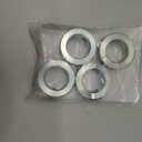 (4-Pack) 1 Bore Solid Steel Shaft Collars with Zinc Plated Coating - Durable Shaft Collars Suitable for Machinery and Industrial Use