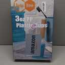 Turbo Bee 1000 Pack 3oz Disposable Plastic Cups, Disposable Mouthwash Cups,3 Ounce Small Clear Tumblers Ideal for Whiskey, Drinking Tasting, Food Sample