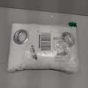 NICETOWN White Sheer Linen Curtains for Living Room 84 inch Length 2 Panels Set, Grommet Semi Sheer Privacy with Light Filtering Flax Window Treatments for Bedroom, W52 x L84