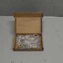 WARMGBOXCO Christmas Snowflake Lights Indoor, 40 LEDs,6 M/19.69 FT, 2 Light Modes,Battery Operated Snowflake String Lights,Snowflakes Lights Suitable for Christmas Trees,Gardens,Bedrooms