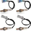 Oxygen Sensor Upstream + Downstream 12559849 12594452 Compatible for Escalade Chevrolet Avalanche Silverado Tahoe GMC Yukon Sierra (Set of 4)