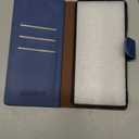 SUANPOT Compatible with Samsung Galaxy A16 5G Wallet case with RFID Blocking Credit Card Holder,Flip Book PU Leather Protective Cover Women Men for Samsung A16 Phone case Sky Blue