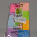 Sticky Notes 3x3 Inches,Bright Colors Self-Stick Pads, Easy to Stick for Home, Office, Notebook, 82 Sheets/pad