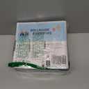 Giant bean 36pcs Wooden Dollhouse Furniture Set 5 Rooms 4 Family Dolls, Wood and Plastic Blue Dollhouse Accessories, Pretend Play Furniture Toys Christmas Birthday Gift for Boys Girls Kids Toddlers 3+