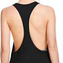 SweatyRocks Women's Sleeveless Flowy Loose Fit Racerback Scoop Neck Yoga Workout Gym Summer Tank Top (Black, S)