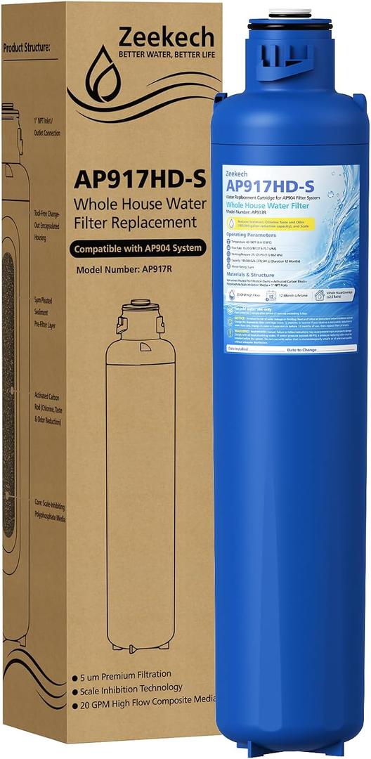 AP917HD-S AP904 Water Filter Replacement Cartridge for Whole House System