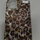Jmltech for iPhone 12 Pro Max Case Cheetah Print Leopard Retro Women Silicone Soft Flexible Shockproof Protective Slim Thin Girly Phone Cases for iPhone 12 Pro Max Brown