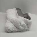 Fluffy Area Rug 48x70 In White