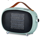 Space Heater, Teioe Mini Electric Space Heater 800W/400W, Small PTC Ceramic Heater with Tip-Over and Overheat Protection, 3 Operating Modes, Space Heaters for Office, Bedroom and Under Desk (GREEN)