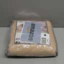 U-NICE HOME Recliner Chair Covers Reversible Chair Cover Pet Covers for Dogs with Elastic Straps Water Resistant Diamond Quilted (28''Recliner Oversized, Sand/Beige)