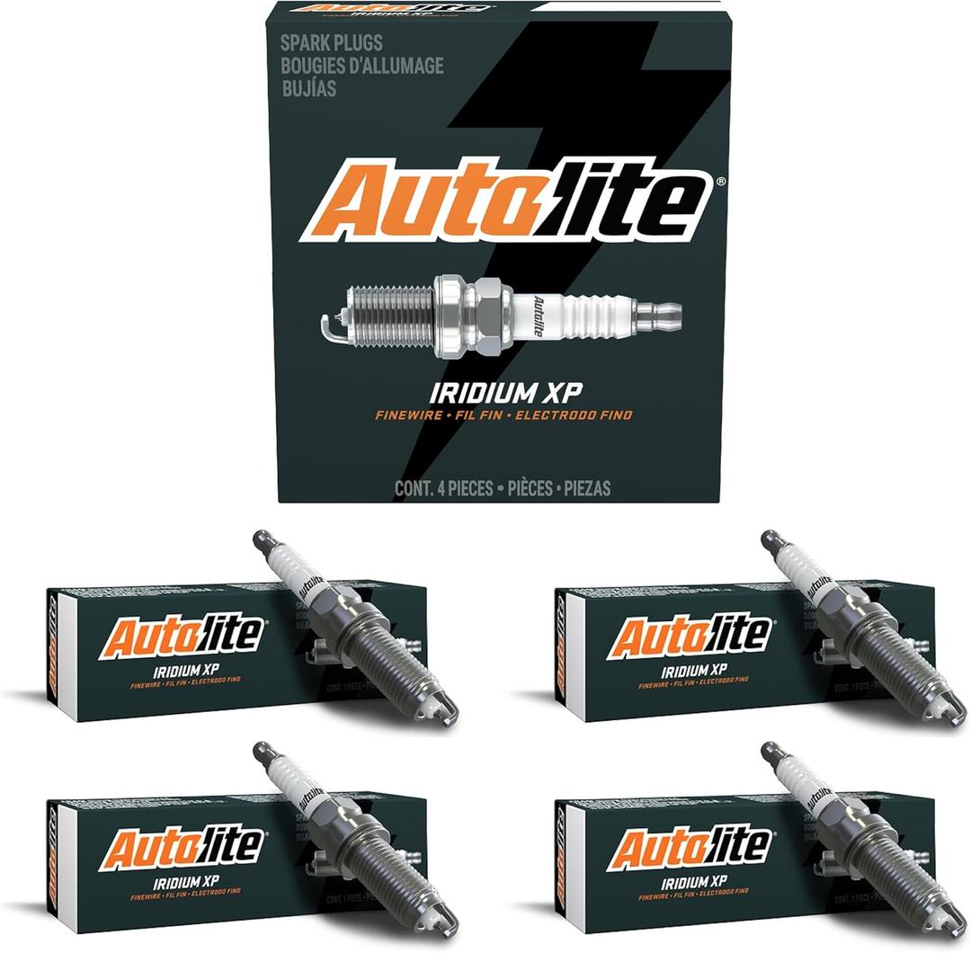 Autolite Iridium XP Automotive Replacement Spark Plugs, XP24 (4 Pack)