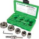 Greenlee 660 6-Piece Quick Change Carbide-Tipped Hole Cutter Set, 7/8" - 2"
