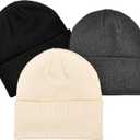 Rosoz Toddler Beanie Boys Girls Baby Knit Warm Beanies Kids Children Winter hat Caps