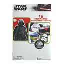 Star Wars 16 Valentines with Jumbo Stickers