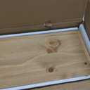 WOPITUES 36" Long Floating Shelves, 3" Thick Rustic Wall Shelves Set of 2, 36in