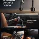 LISEN Cup Phone Holder for Car [Upgraded Version] Long Neck 360 Adjustable [Thick Cases Friendly] for iPhone 16e 16 15 14 13 Pro Max Samsung S25 All 4-7'' Phone, Gold Kits