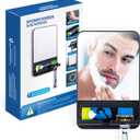 TAILI Shower Mirror Fogless for Shaving, Shaving Mirror for Shower with Razor Holder Hook, Anti Fog Mirror with Strong Suction, Removable, Bathroom & Shower Accessories, Black (10.3"L x 6.4"W)