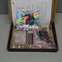 Book Nook Kit - DIY 3D Wooden Puzzle Magic Miniature House with LED Lights - Creative Crafts for Adults - Bookshelf Insert Decor - Educational Gift for Family & FriendsWhispering Gate X