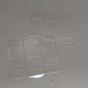 PATIKIL Transparent Glass Cabochons Rectangle Glass Dome Tiles for Photo Pendant Jewelry Making (27x47mm)