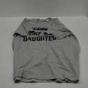 Awesome Like My Daughter | Funny Tee Shirt, Sarcastic Saying Humor Dad Joke T-Shirt for Father Grandpa Daddy (Large) Grey