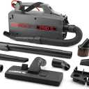 Oreck Commercial XL Pro 5 Super Compact Canister Vacuum Cleaner, Lightweight Bagged Canister Vac with Attachments, Portable, Extended Cleaning Reach, Corded Vacuum Cleaners for Commercial Use