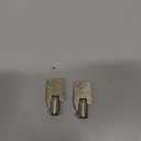 KeyPower Keys (2) GR777 Tubular Key for Whirlpool Greenwald Commercial Washer Door/Service Panel/Coin Washing Machine, Compatible with Speed Queen Maytag ESD Lock
