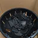 Gardenised Durable Plastic Lace Ultimate Hanging Baskets Tomato, Flower, and Herb Outdoor Flower Planter, Black