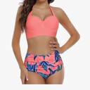 Edelqual Womens High Waisted Bikini Sets Two Piece Bathing Suit Tummy Control Modest Swimsuits Sexy Swimwear 2025, Size large