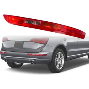RANSOTO Right Rear Bumper Brake Tail Light Fog Lamp Passenger Side Compatible with 2009-2016 Audi Q5 Replace 8R0945096