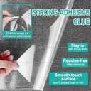 [Thicken Vinyl] Anti Cat Scratch Furniture Protector, Single-Sided Sticky Couch Protector for Cats, Flexible Couch Corner Guard Under Cats Claw, Cat Scratch Deterrent Tape-(160" x 12.4")