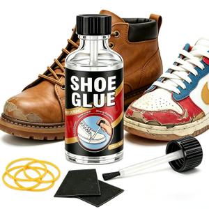 Shoe Glue, Waterproof Clear Shoe Sole Repair Adhesive, Heavy Duty Shoe Glue for Fixing Cracks and Peeling Soles on Boots, Sneakers, Leather, Rubber, and Canvas,30g