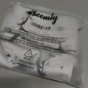 SEEMLY High Waisted Yoga Shorts for Women Tummy Control Fitness Athletic Workout Running Shorts with Deep Pockets (White, L)