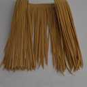 Premium Mexican Style Artificial Palm Thatch Roof Rolls. 5 Lengths, 2 Colors. Waterproof. Easy Install. Ideal for Tiki Bars, Parties, Gardens & Fences (4ft x 16in - Straw Yellow)