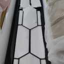 Tribesigns Corner Shelf, 7-Tier Industrial Corner Bookshelf, Wood and Metal Corner Etagere Bookcase, Freestanding Display Shelf for Living Room, Kitchen, Home Office,(Grey)