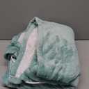 Homemate Heated Blanket Electric Throw - 50"x60" Heating Blanket Throw 1/2/4/6/8 Hours Auto-Off 10 Heat Level Over-Heat Protection Flannel Sherpa ETL Certification