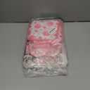 Leinuosen 8 Pcs Pink Rose Kitchen Towels and Dishcloths Sets Oven Mitts and Pot Holders Sets Absorbent Kitchen Gloves Potholders Heat Resistant for Chef Baking Cooking