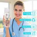 Nurse Tumblers Gift Bulk 17 oz Plastic Sports Water Bottles Nurse Week Appreciation Cups Thank You Gifts for Nursing Medical Assistant Student Graduation Hospital Staff