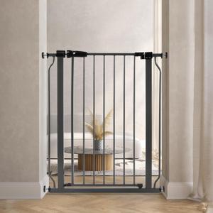 BalanceFrom Walk-Thru Safety Gate for Baby and Pets, Child Proof Fence for Doorways, Stairways, Hallways, 29.1" to 33.8" Opening, 30" Height, White BalanceFrom Walk-Thru Safety Gate for Baby and Pets, Child Proof Fence for Doorways, Stairways, Hallways, 29.1" to 33.8" Opening, 30" Height, White