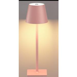 Yogaret Pink Cordless Table Lamp Set of 1 for Patio Restaurant Home Dinner Dining, 1 Pack