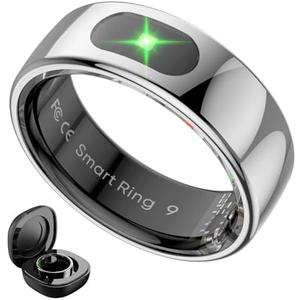 Smart Ring Remote Controll Phone Tracking Sport (Gray, Size 10)