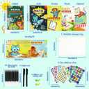 Grooved Handwriting Practice for Kids, Magic Grooved Writing Practice Books, 7 Reusable Tracing Workbooks for Preschool & Kindergarten, Learn Letters & Numbers for Ages 38 (7)