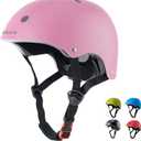 BURSUN Kids Bike Helmet Ventilation & Adjustable Toddler Helmet for Ages 2-14 Kids Boys Girls Multi-Sport Helmet for Skateboard Roller Skateing Bicycle Scooter blance Bike, Medium: 20.47"-22.83" / 8-14 years