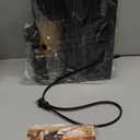 Single Serve Coffee Maker Hot and Iced with Bold Brew, Small Coffee Machine for K Cup and Ground, Fits 7.3'' Travel Mug, Brews up to 16 Oz, 5 Cup Sizes, for Office, RV& Hotel, Elegant Black