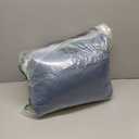 CANADA WEATHER GEAR Women's Winter Jacket - Heavyweight Long Length Bubble Puffer Parka (S-3X), Size X-Large, Teal Ocean/ Natural