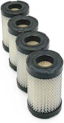 4 Pack 35066 Air Filter Replace for Tecumseh 740019B 740095 Craftsman 33342 63087A Lesco 050128 Fits Tecumseh ECV100 LEV90 LEV100 LEV115 OVRM60 TC300, ECV, LEV115, ECV120, H30, 35 & TVS
