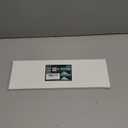 BESTTEN 5 Pack Screwless Decorator Wall Plate, 2 Gang Decorative Outlet Cover, USWP6 Gloss Snow White, H4.69 x W4.73, Faceplate Cover for Receptacle Outlet & Switch