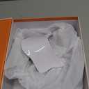 Red Light Therapy Mask for Face & Neck, LED Face Light Therapy,USB C Rechargeable,Infrared Mask for Home Working Travel Yoga (White Gold)